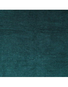 Tejido de terciopelo a rayas lurex - Azul petróleo 2