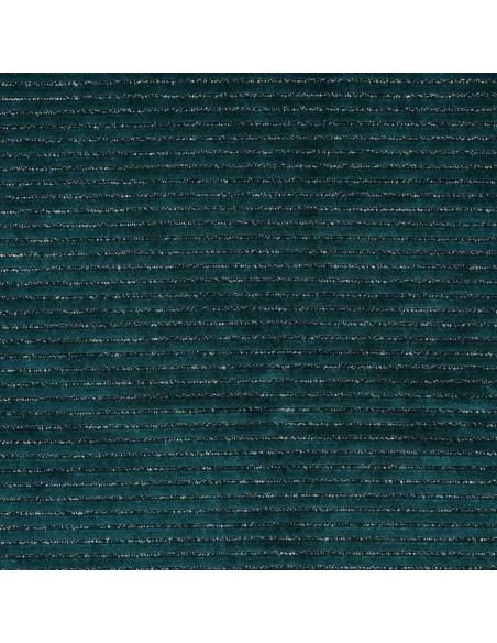 Tejido de terciopelo a rayas lurex - Azul petróleo