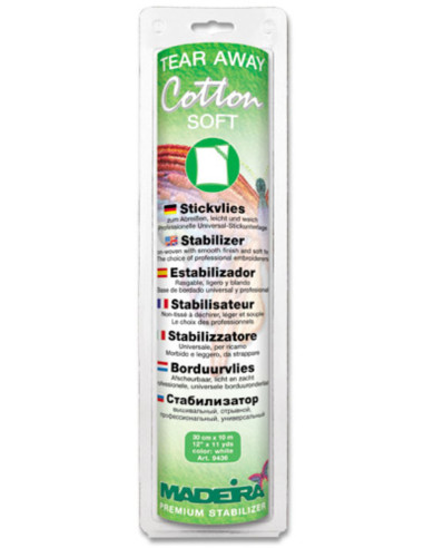 Estabilizador para rasgar Cotton Soft - Blanco