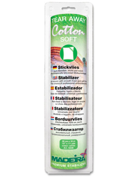 Estabilizador para rasgar Cotton Soft - Blanco