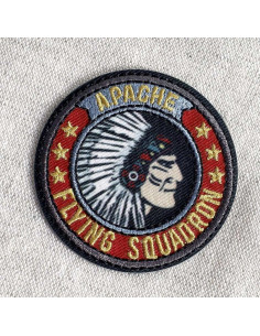 Parche termoadhesivo escudo - Escuadrón de vuelo Apache