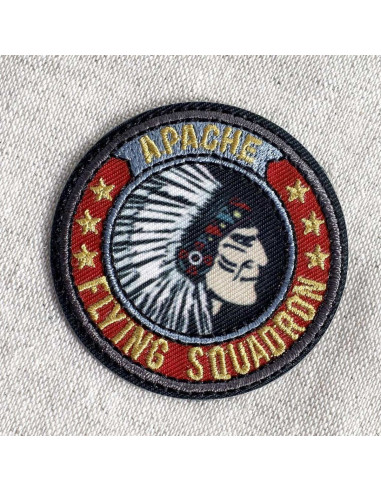 Parche termoadhesivo escudo - Escuadrón de vuelo Apache