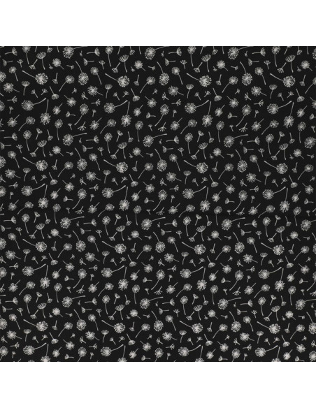 Tejido popelina de algodón fantasía - Umbela negro