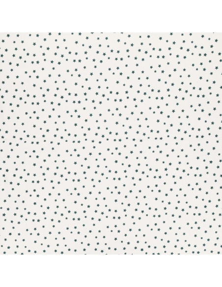 Tejido popelina de algodón fantasía - Estrella azul