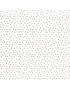 Tejido popelina de algodón fantasía - Estrella topo 2