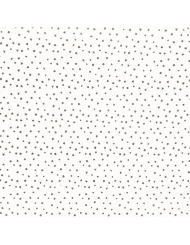 Tejido popelina de algodón fantasía - Estrella topo