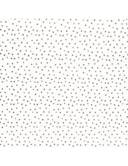 Tejido popelina de algodón fantasía - Estrella topo