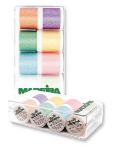 Mini caja de hilos para bordar Opal Madeira