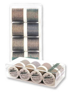 Mini caja de hilos para bordar Metallic Soft Madeira