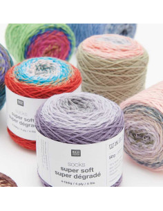 Lana para calcetines Socks Super Soft Degradado Rico Design