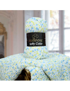 Hilo de oruga multicolor Softy Color Wollbiene