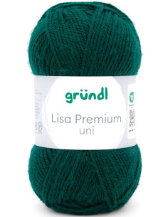 Hilo para tejer Lisa Premium liso Gründl
