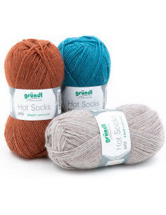 Lana para calcetines Hot Socks uni 50 Gründl