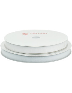 VELCRO® Marca para coser blanco 25 mm de ancho rollo de 25 metros
