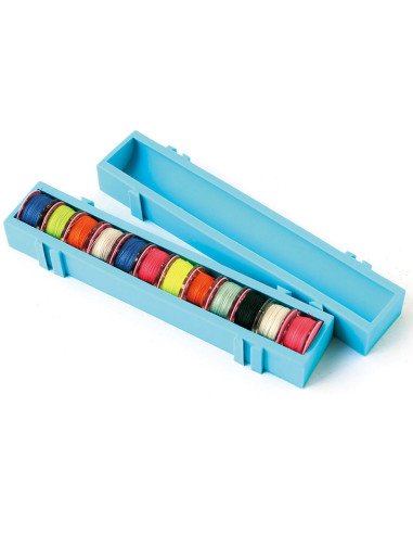 Organizador de latas encajable - Azul