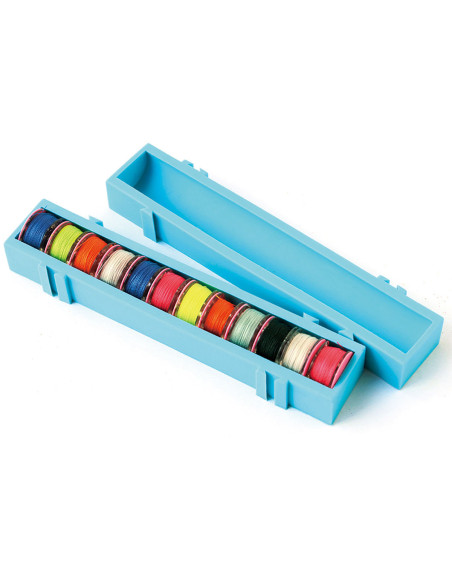 Organizador de latas encajable - Azul