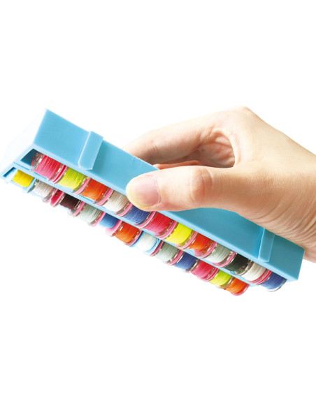 Organizador de latas encajable - Azul