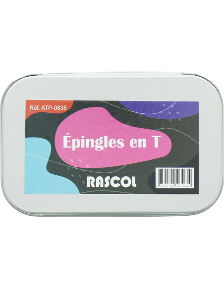 Caja de 150 alfileres para tejer en T Rascol