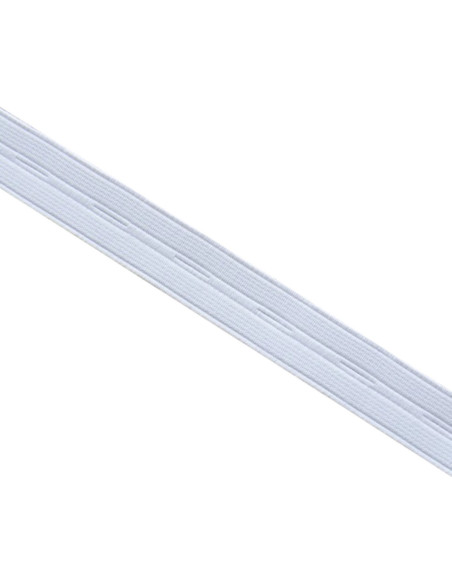 Elástico de ojales de nylon - Blanco