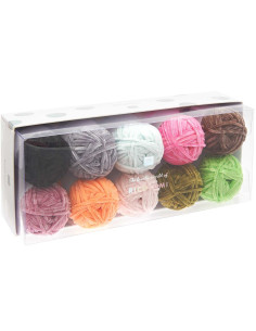 Caja de 10 ovillos de hilo Ricorumi Nilli Nilli Fashion