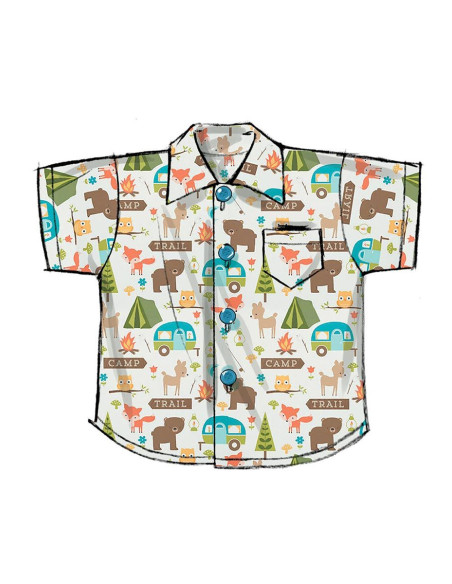 Patrón de camisa - Butterick 6949