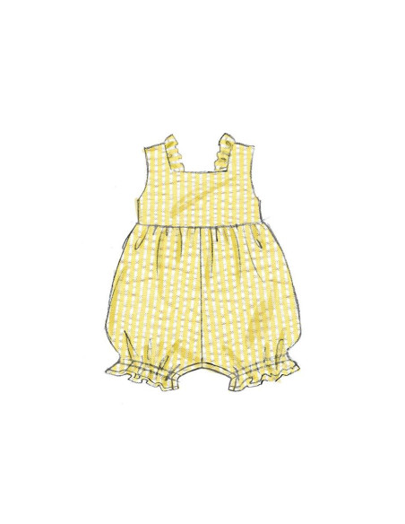 Patrón de pelele - Butterick 6950