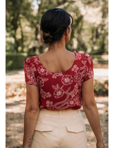 Patrón de blusa Cicadella - Maison Fauve