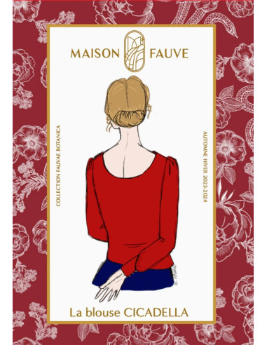 Patrón de blusa Cicadella - Maison Fauve