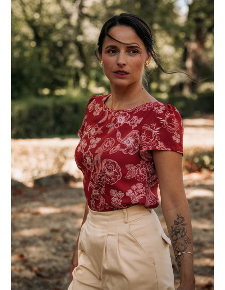 Patrón de blusa Cicadella - Maison Fauve