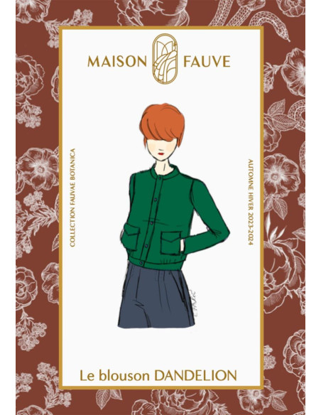 Patrón de chaqueta Dandelion - Maison Fauve