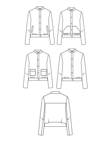 Patrón de chaqueta Dandelion - Maison Fauve