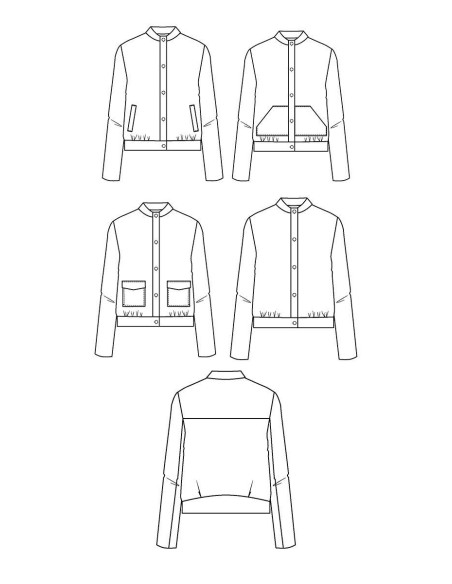 Patrón de chaqueta Dandelion - Maison Fauve