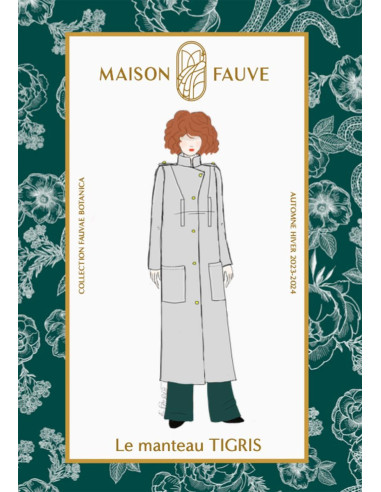 Patrón de abrigo Tigris - Maison Fauve