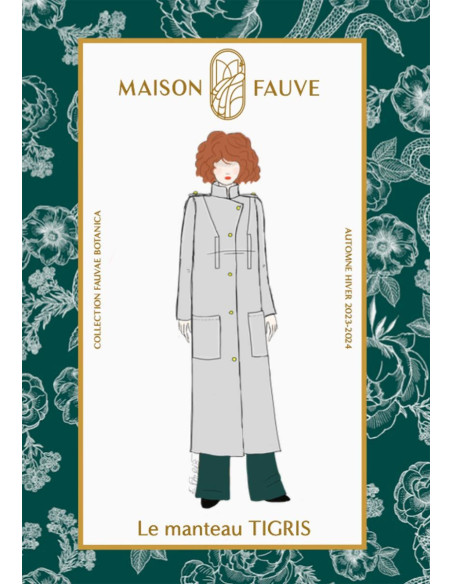 Patrón de abrigo Tigris - Maison Fauve