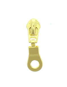 Cursor para cierre de nylon de 5 mm - Oro