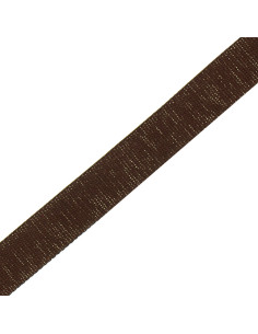 Correa de algodón para bolso brillante - Marrón 2