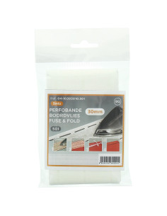 Entretela para borde rápido Perfobande 30 mm - Blanco