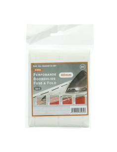 Entretela para borde rápido Perfobande 40 mm - Blanco