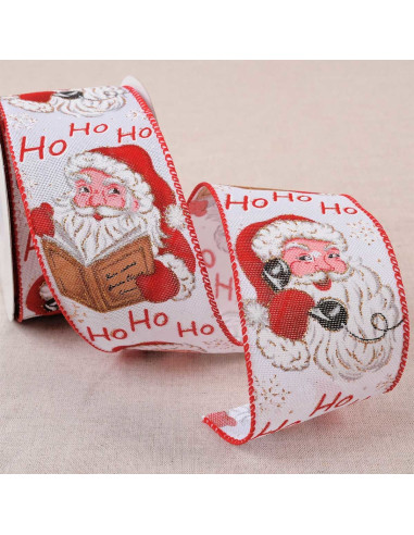 Cinta Papá Noel - Blanco