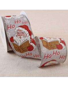 Cinta papá noel - Gris