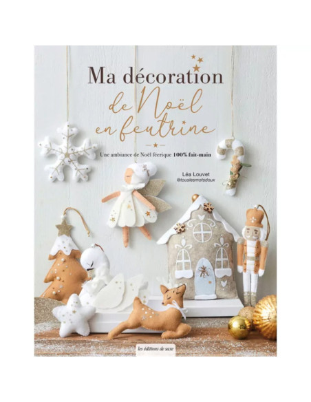 Libro mi decoración de Navidad en fieltro
