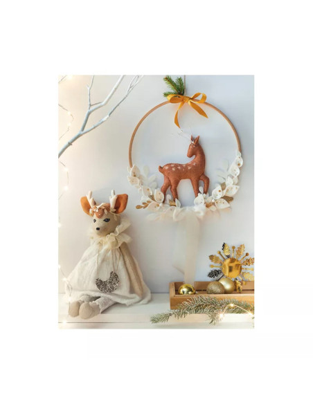 Libro mi decoración de Navidad en fieltro