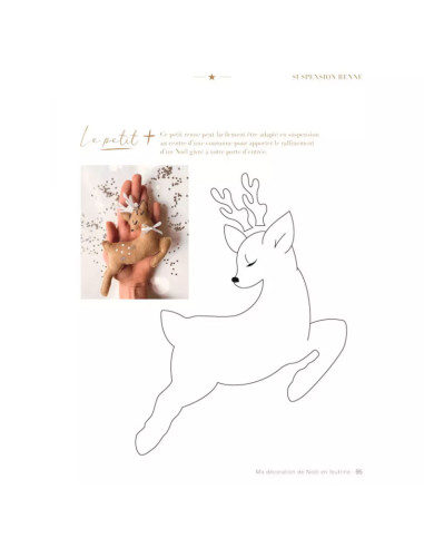 Libro mi decoración de Navidad en fieltro