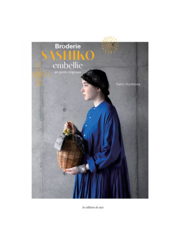 Libro de bordado sashiko embellecido