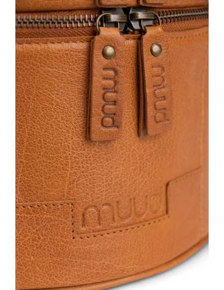 Bolsa de almacenamiento de cuero para tejido Muud Bturn - Whisky