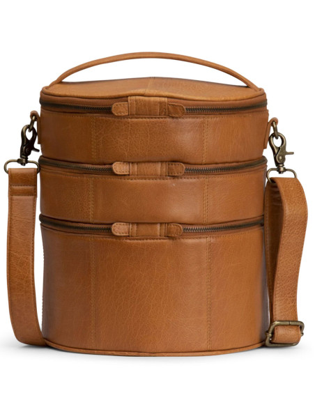 Bolsa de almacenamiento de cuero para tejido Muud Bturn - Whisky
