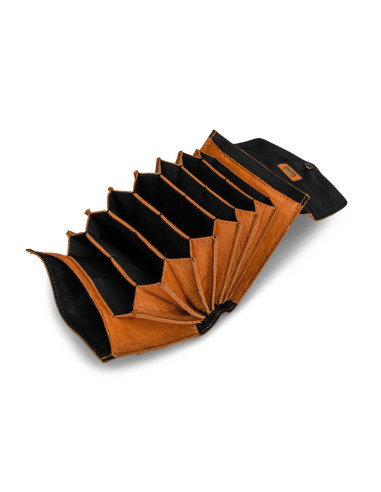 Estuche de almacenamiento de cuero para agujas intercambiables Muud Betina - Whisky