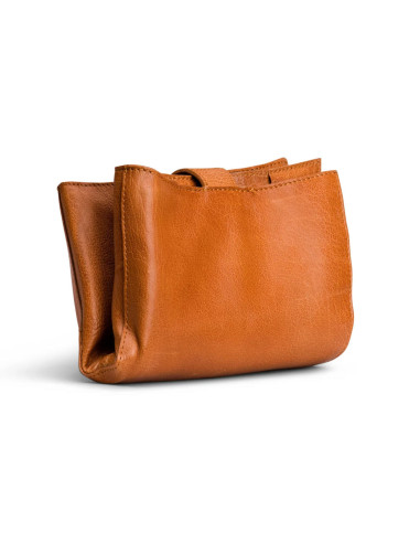 Estuche de almacenamiento de cuero para ganchos y agujas intercambiables Muud Billie - Whisky