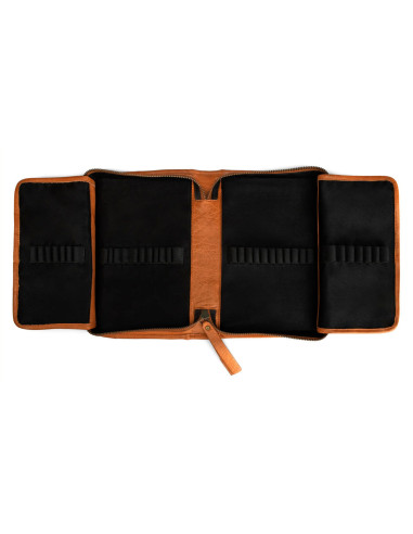 Estuche de almacenamiento de cuero para agujas intercambiables Muud Effi - Whisky