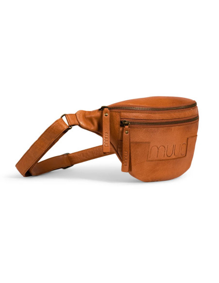 Riñonera de cuero Muud Vegas - Whisky